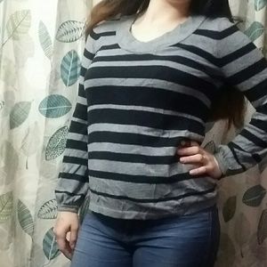 A.N.A. stripped sweater